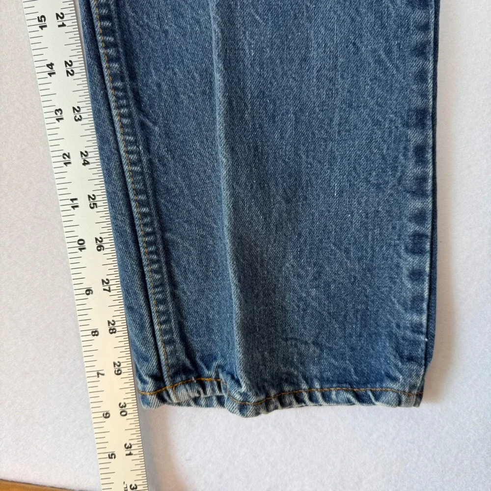 Vintage 80s Levis 519-0217 Orange Tab Jeans Mens 32x30 Made In USA Straight Leg